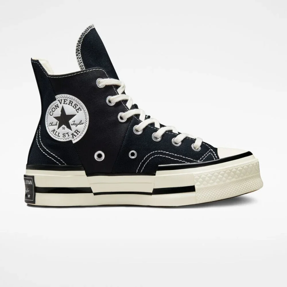 NWT Men's Converse Chuck 70 Plus Shoes  - Black/Ivory - A00916C